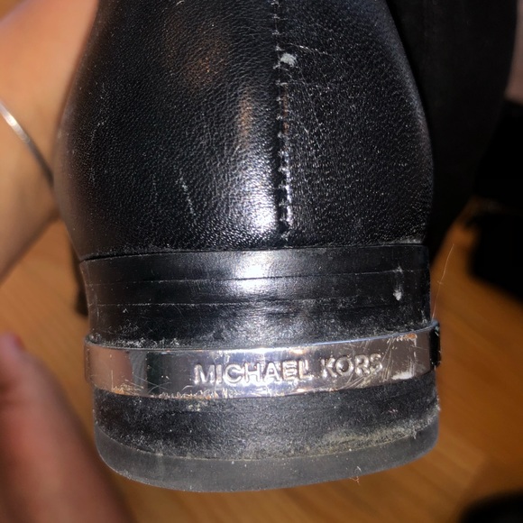 Black Michael kors over the knee leather boots - Picture 12 of 14